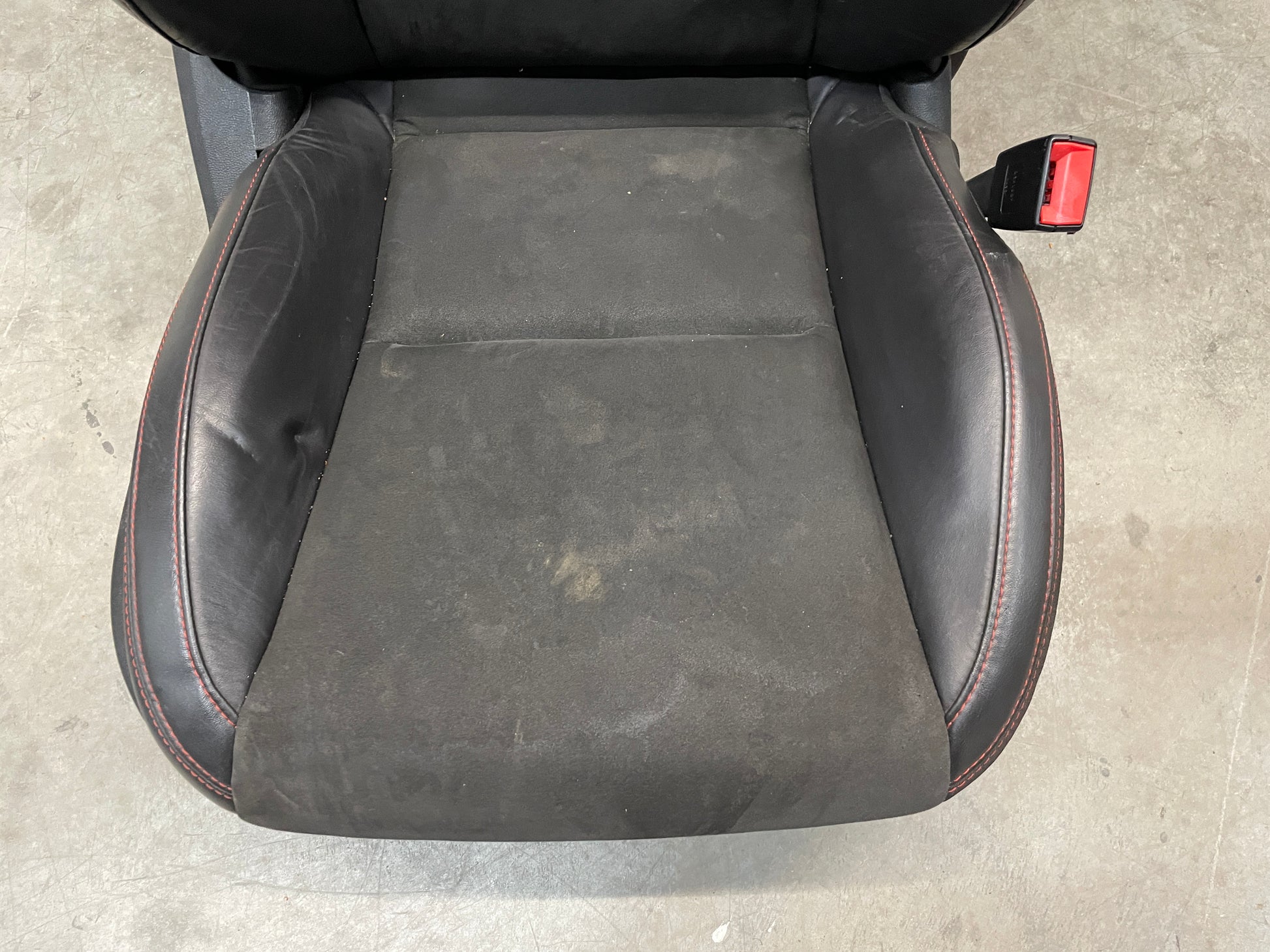 2012 Chevy Camaro ZL1 Seats Front and Rears Black Leather Suede OEM - Day's Parts Yard