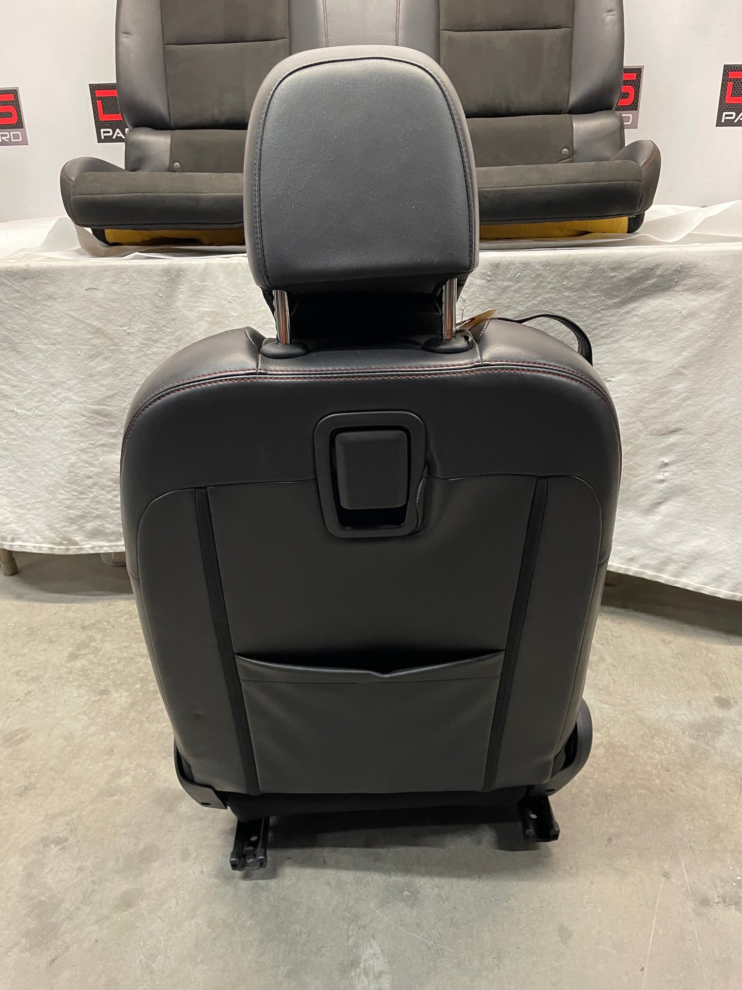 2012 Chevy Camaro ZL1 Seats Front and Rears Black Leather Suede OEM - Day's Parts Yard