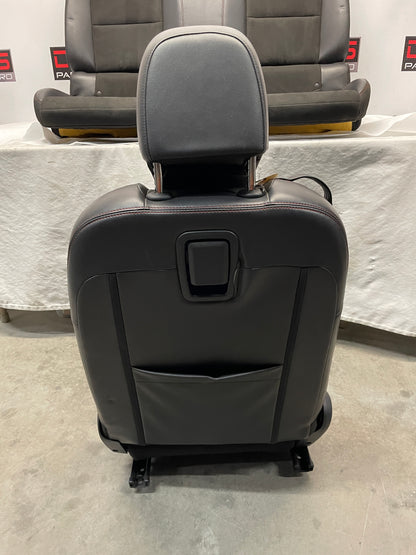 2012 Chevy Camaro ZL1 Seats Front and Rears Black Leather Suede OEM - Day's Parts Yard