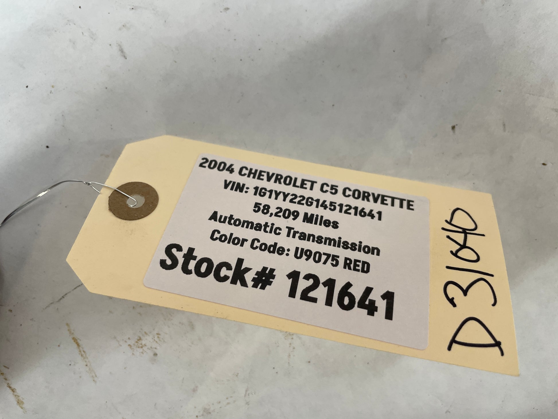 2004 Chevy C5 Corvette RH Passenger Taillight Tail Light Lamp OEM - Day's Parts Yard
