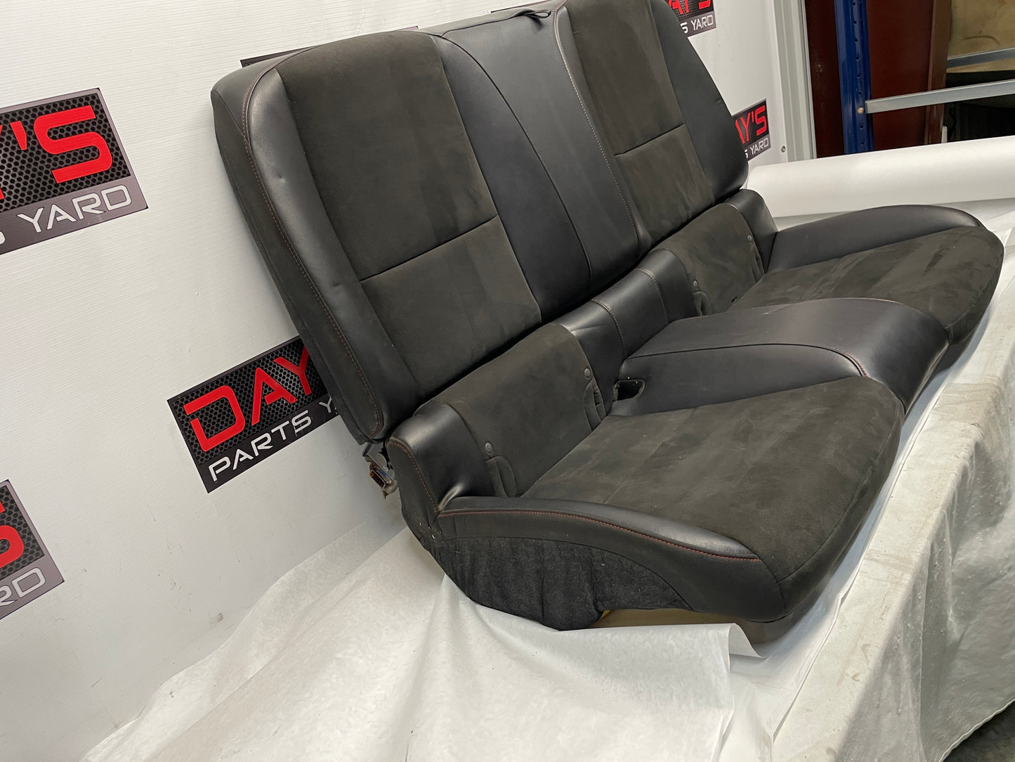2012 Chevy Camaro ZL1 Seats Front and Rears Black Leather Suede OEM - Day's Parts Yard