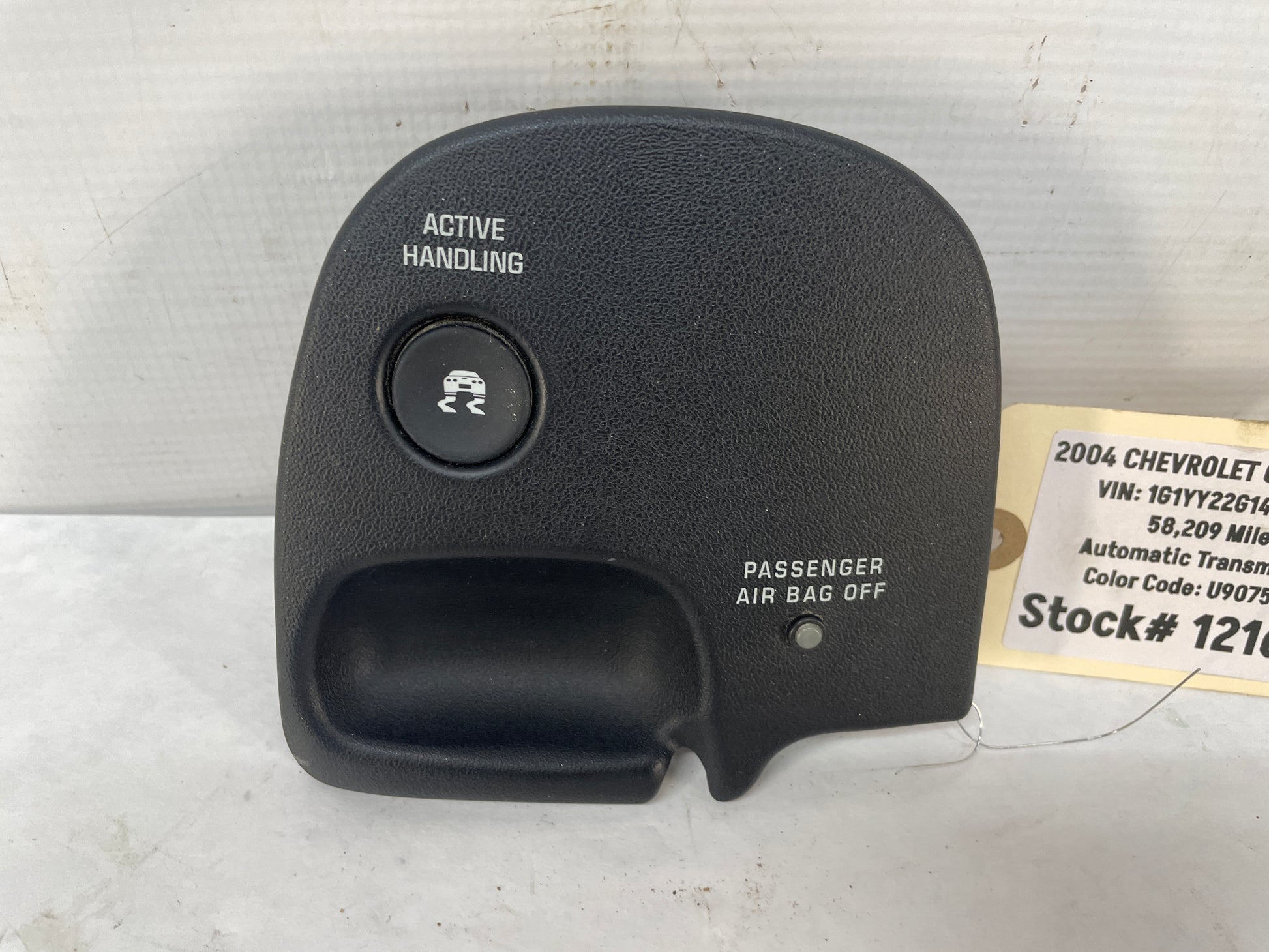 2004 Chevy C5 Corvette Traction Active Handling Control Switch Button Bezel Panel OEM - Day's Parts Yard