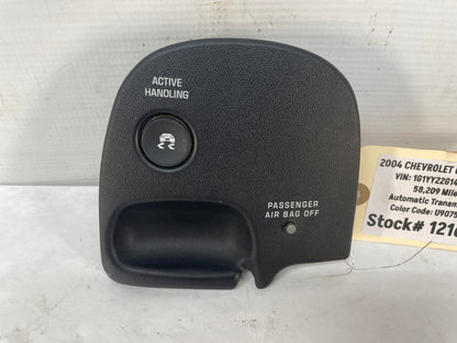 2004 Chevy C5 Corvette Traction Active Handling Control Switch Button Bezel Panel OEM - Day's Parts Yard