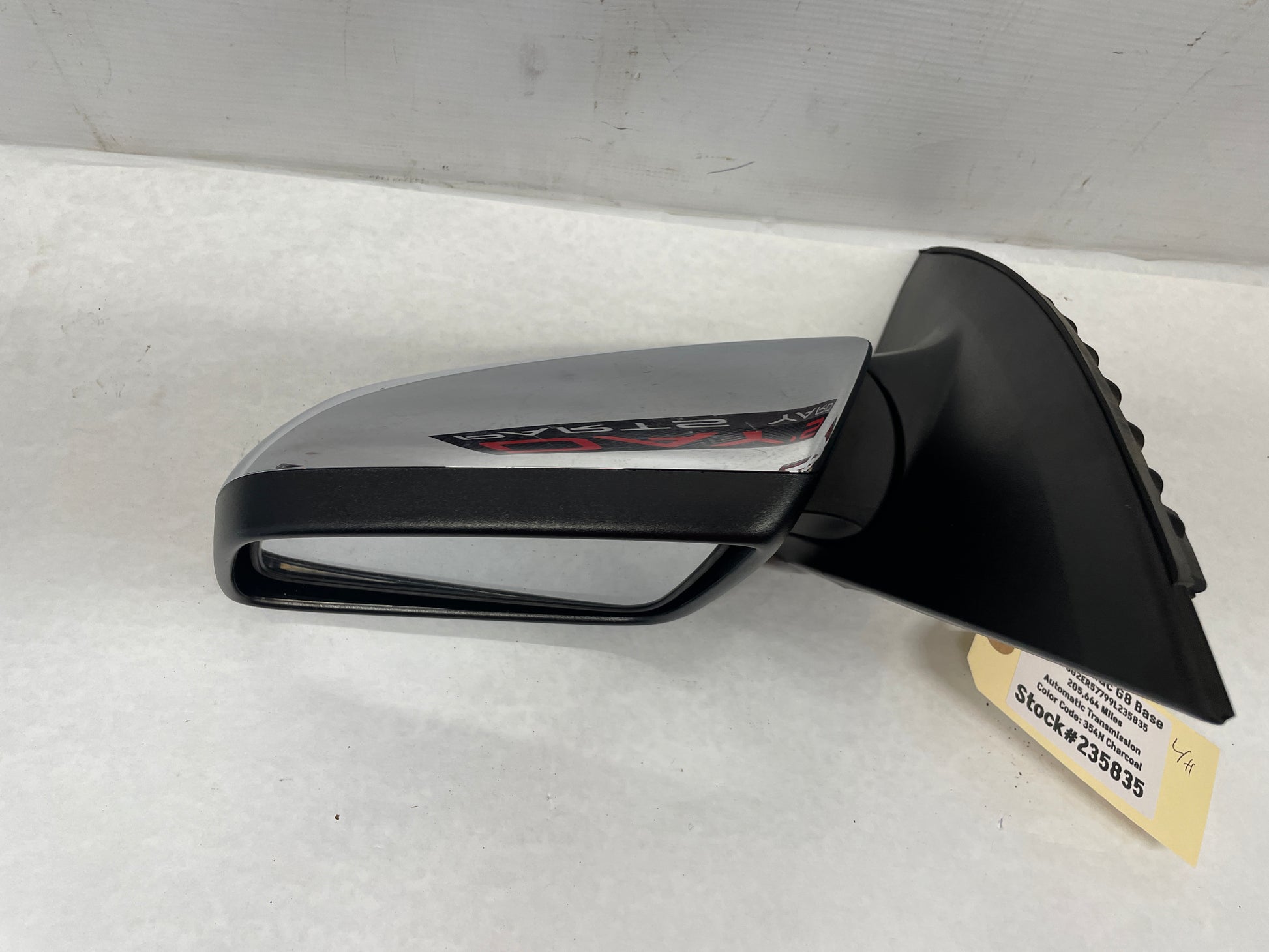2009 Pontiac G8 Base LH Driver Exterior Mirror OEM - Day's Parts Yard