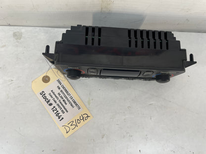 2004 Chevy C5 Corvette Dual Zone Temperature HVAC Dash Climate Control Unit Switch Panel OEM - Day's Parts Yard