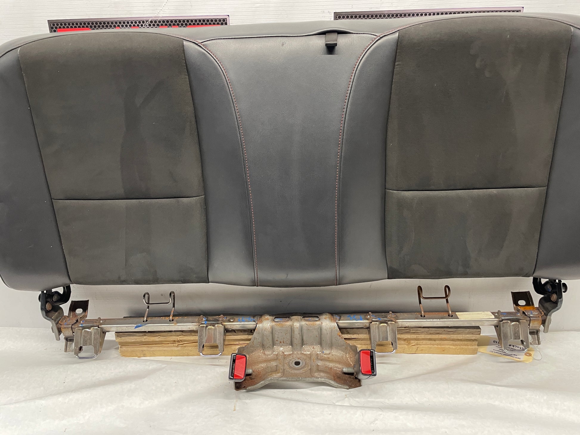 2012 Chevy Camaro ZL1 Seats Front and Rears Black Leather Suede OEM - Day's Parts Yard