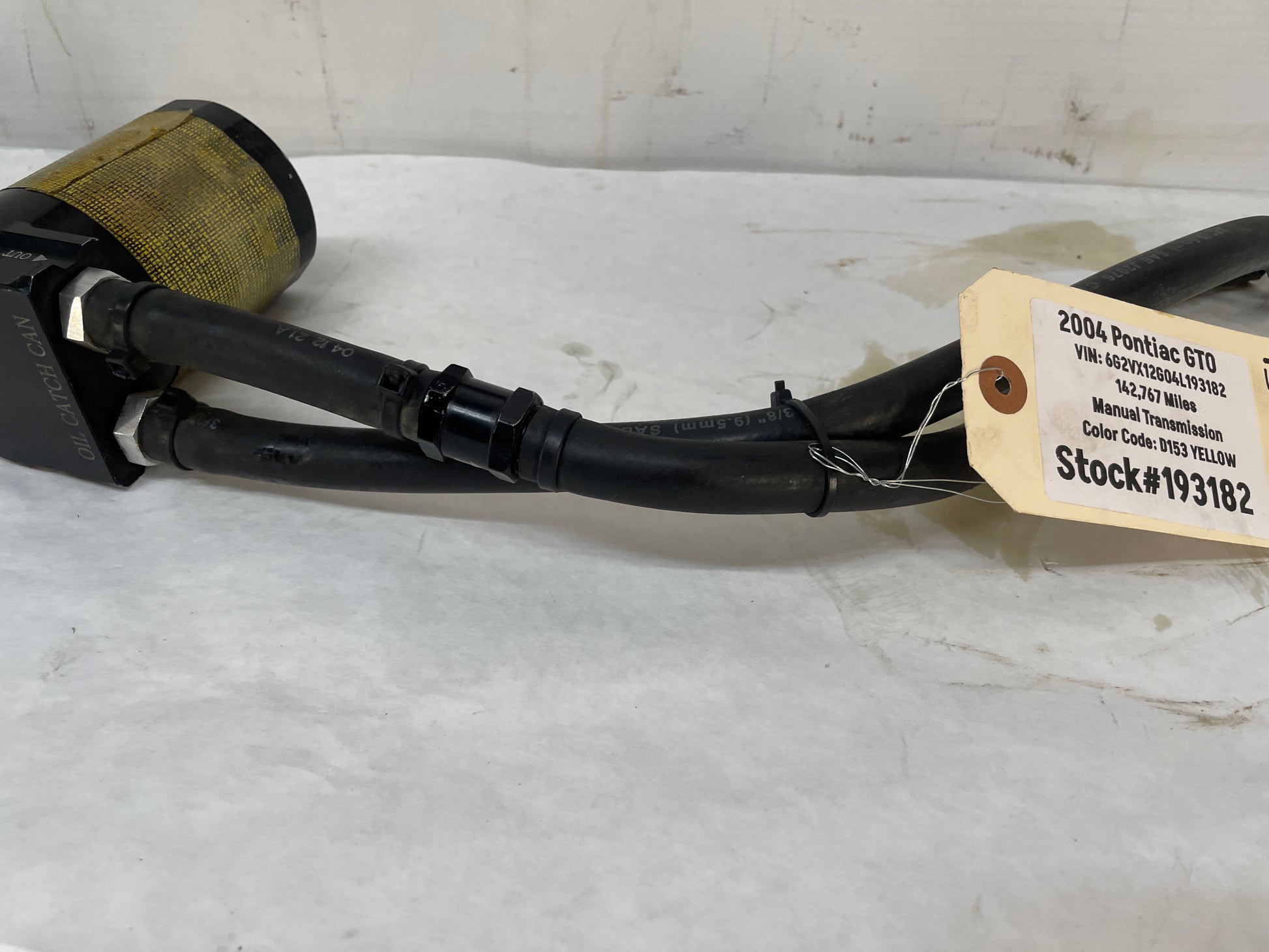 2004 Pontiac GTO Oil Catch Can - Day's Parts Yard