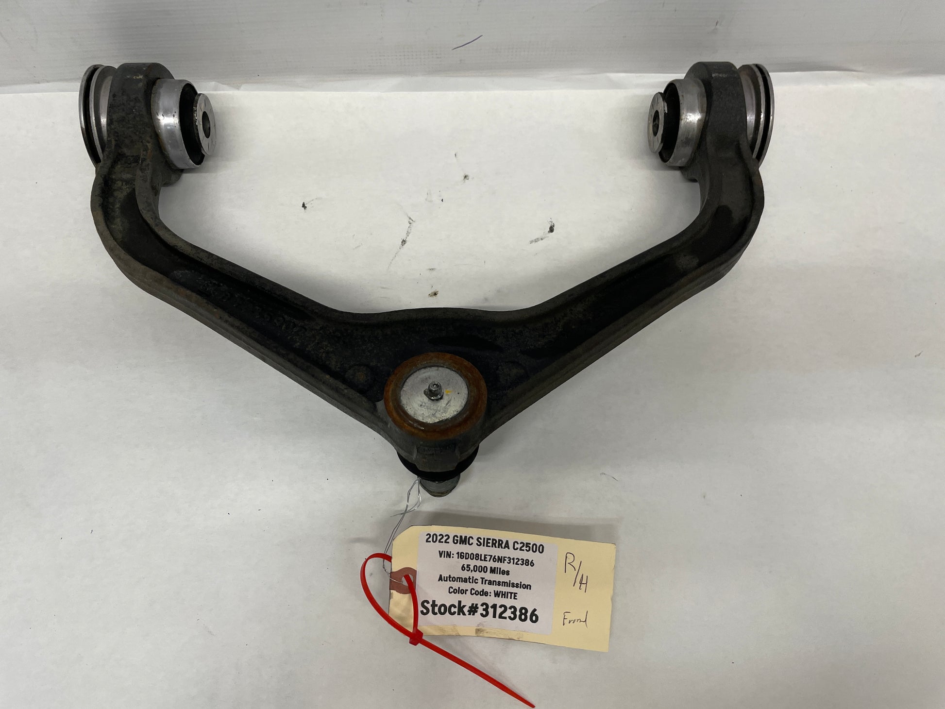 2022 GMC Sierra C2500 RH Passenger Front Upper Control Arm OEM - Day's Parts Yard