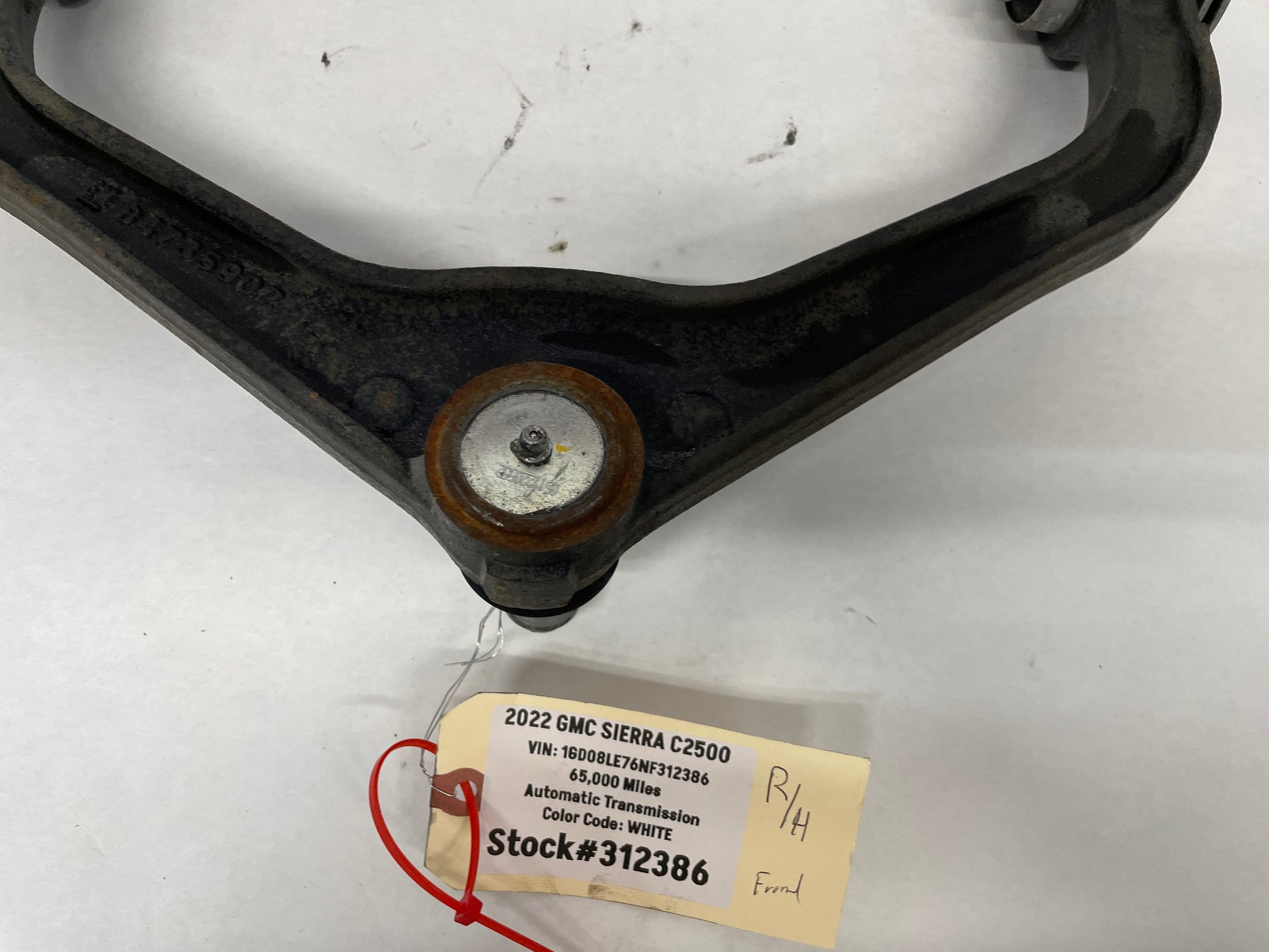2022 GMC Sierra C2500 RH Passenger Front Upper Control Arm OEM - Day's Parts Yard