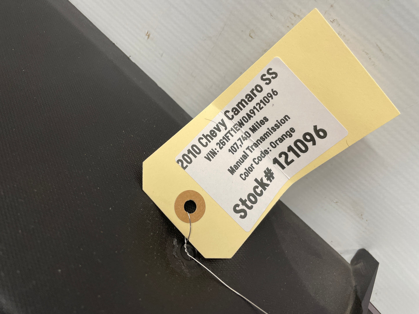 2010 Chevy Camaro SS Rear Interior Deck Package Tray Window Panel Trim OEM - Day's Parts Yard