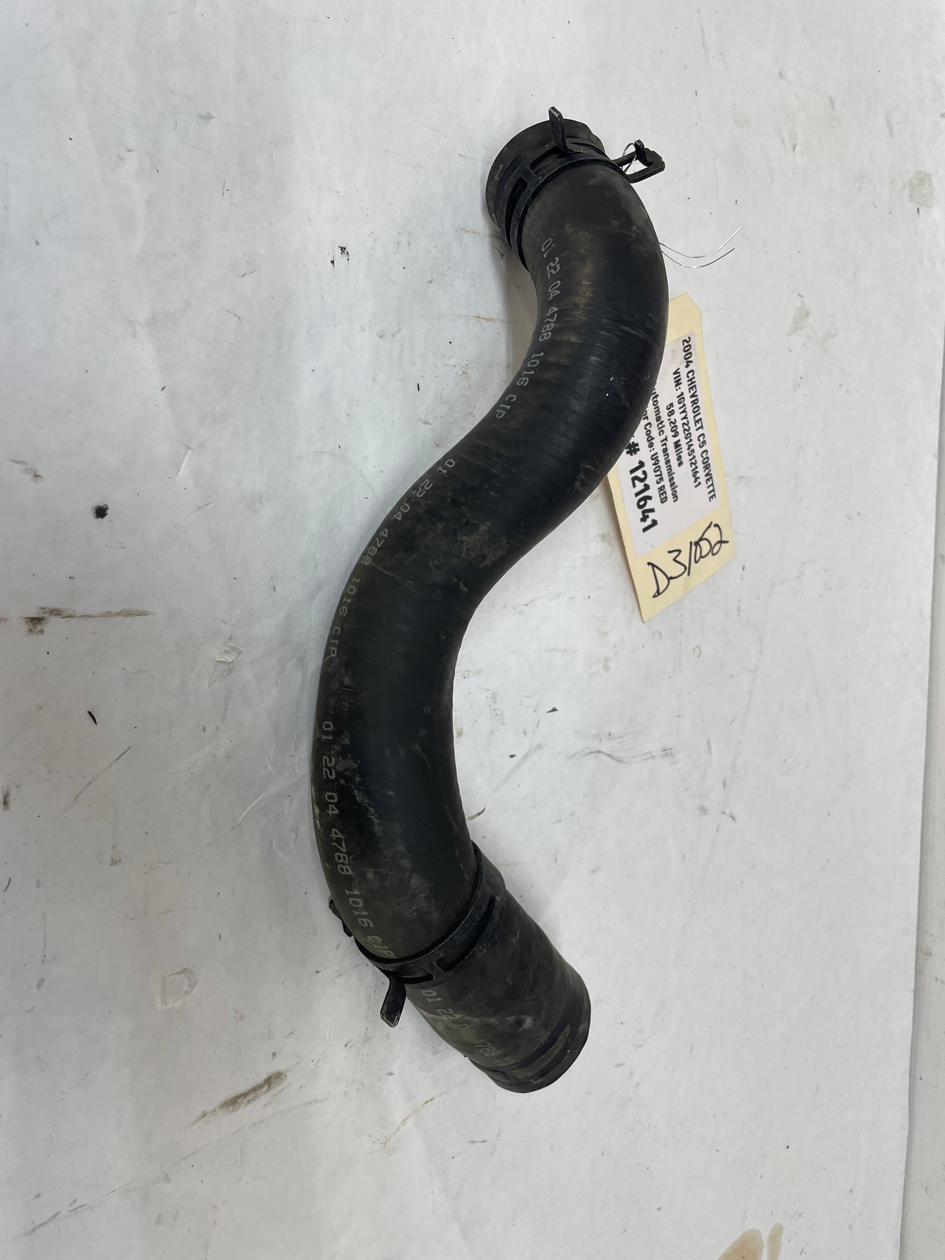 2004 Chevy C5 Corvette Lower Radiator Hose OEM - Day's Parts Yard