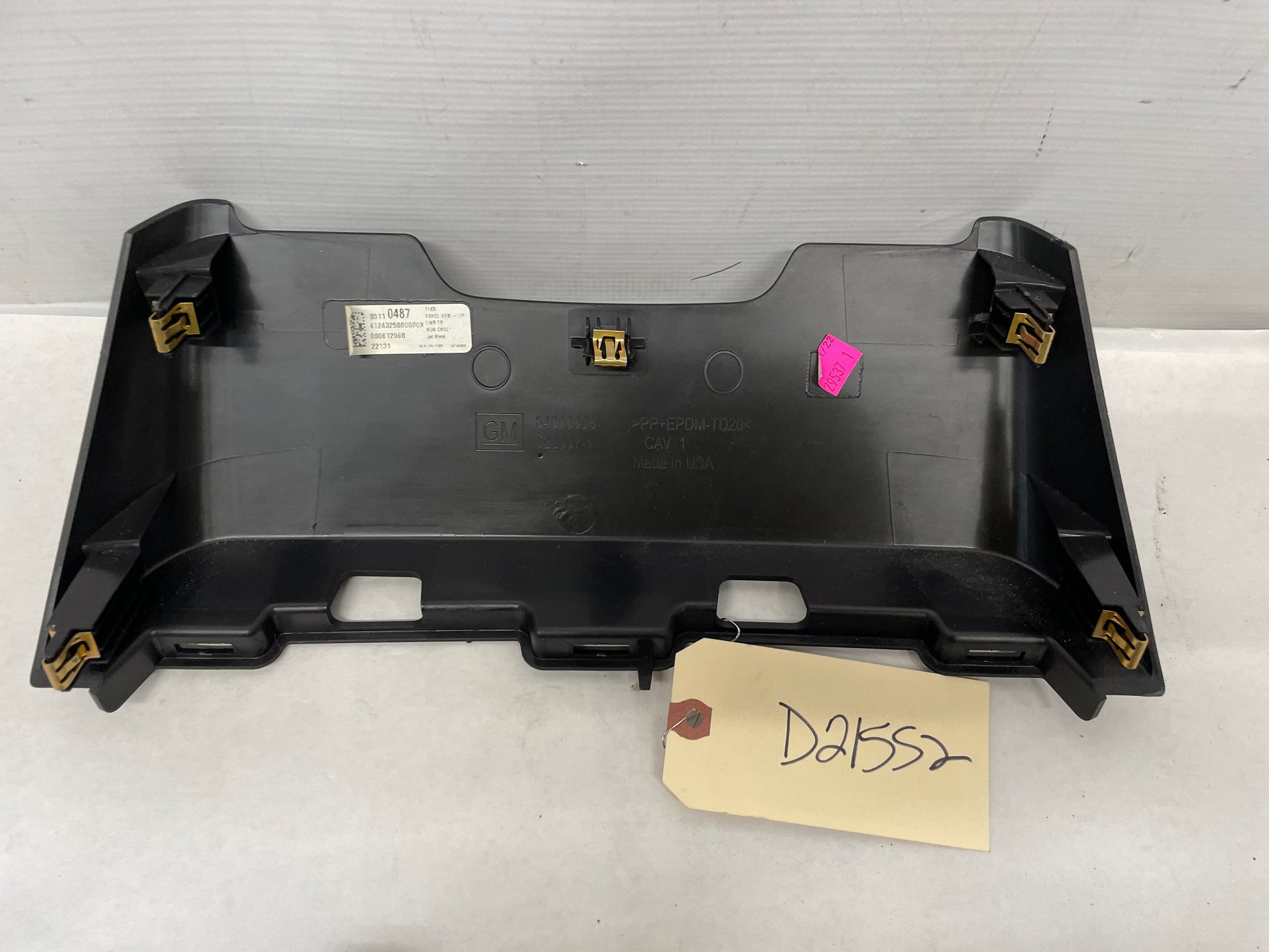 2022 GMC Sierra C2500 RH Passenger Lower Dash Trim Cover Panel OEM - Day's Parts Yard