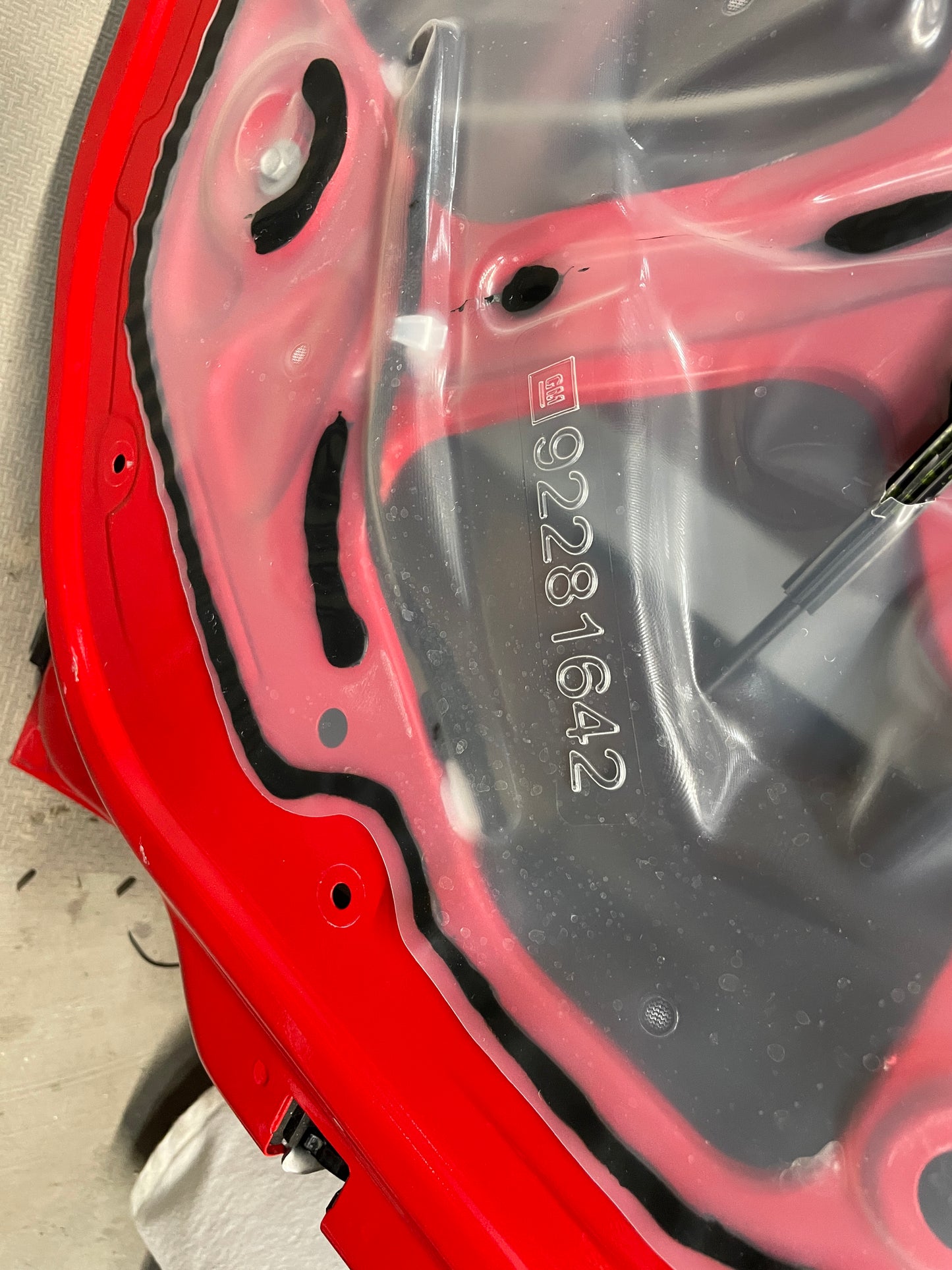 2017 Chevy SS Sedan RH Passenger Front Exterior Door Red OEM