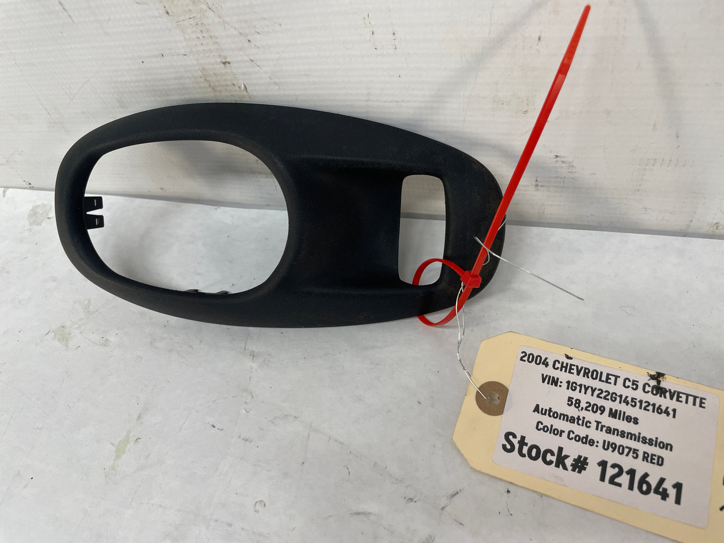 2004 Chevy C5 Corvette RH Passenger Inner Interior Door Handle Trim Bezel Frame OEM - Day's Parts Yard
