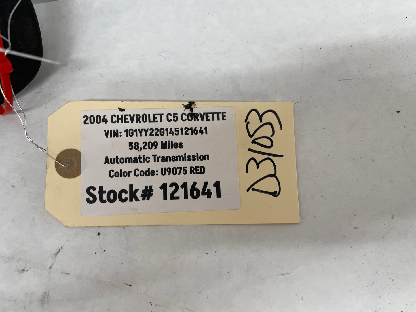 2004 Chevy C5 Corvette RH Passenger Inner Interior Door Handle Trim Bezel Frame OEM - Day's Parts Yard