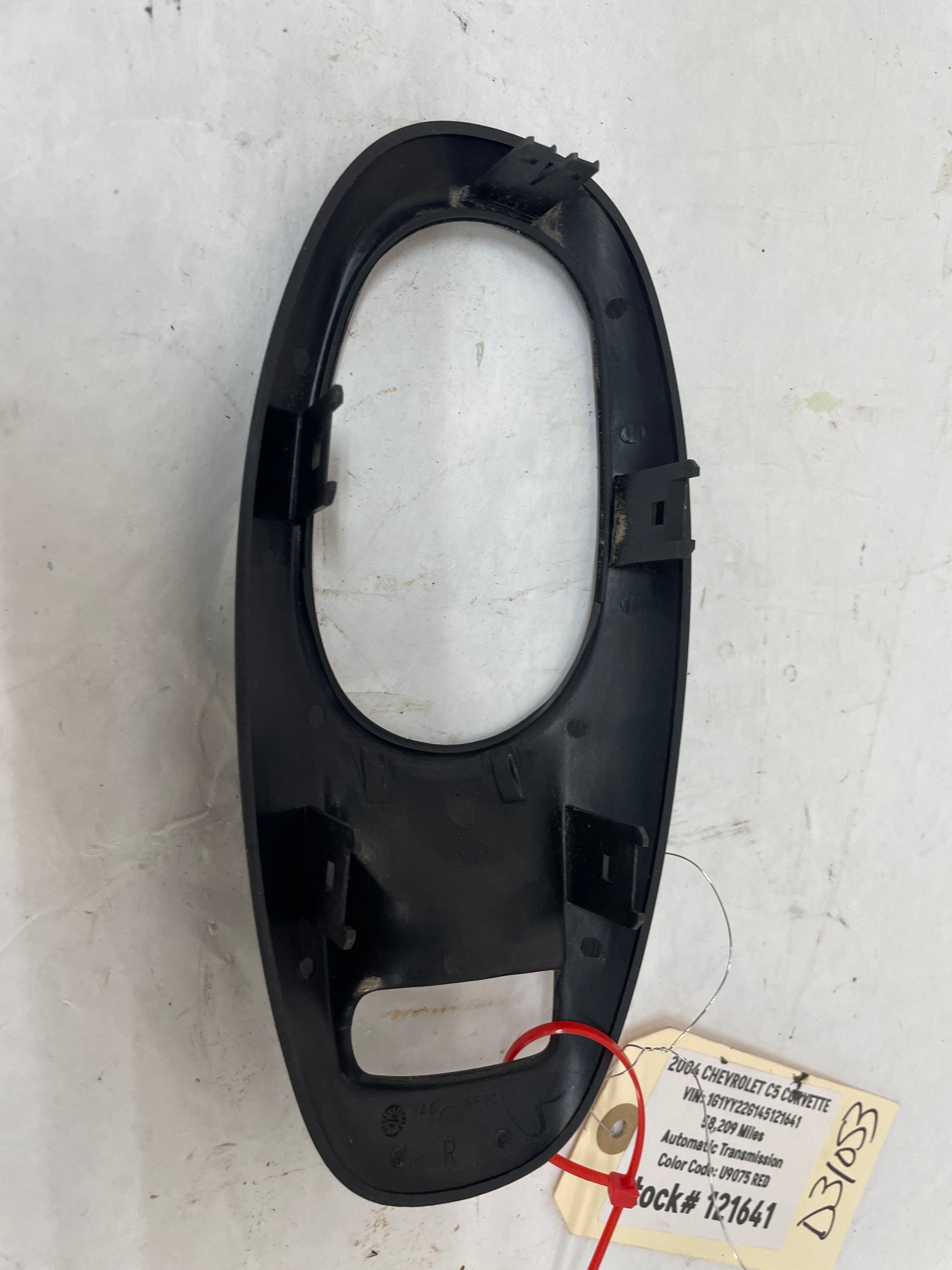 2004 Chevy C5 Corvette RH Passenger Inner Interior Door Handle Trim Bezel Frame OEM - Day's Parts Yard