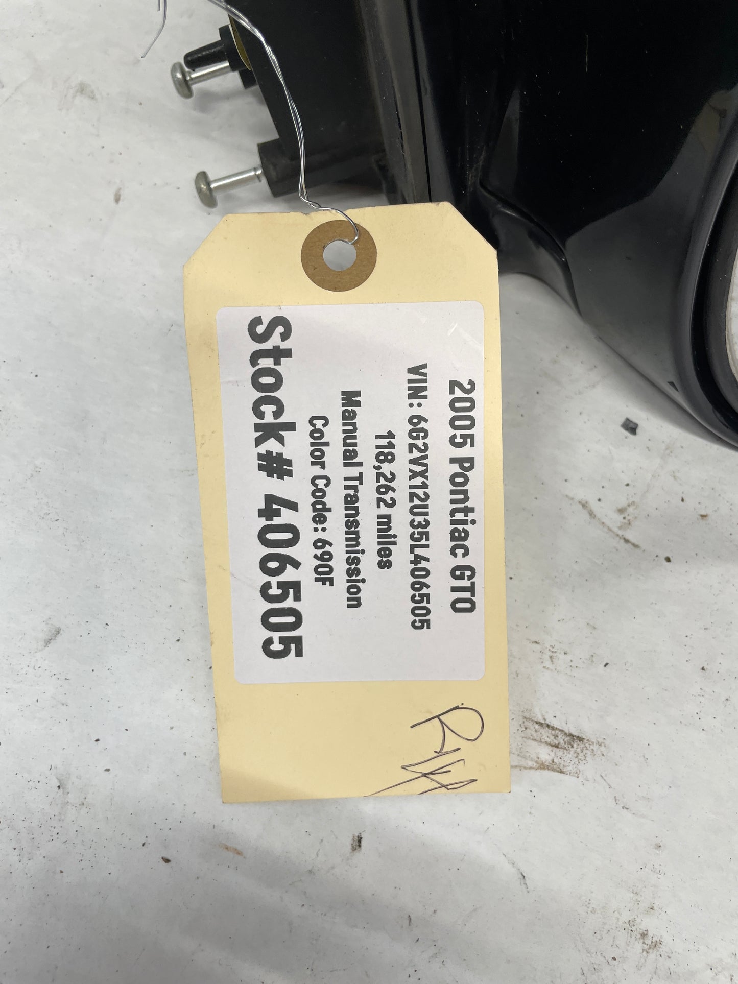 2005 Pontiac GTO RH Passenger Exterior  Mirror OEM - Day's Parts Yard
