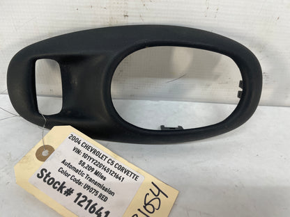 2004 Chevy C5 Corvette LH Driver Inner Interior Door Handle Trim Bezel Frame OEM - Day's Parts Yard