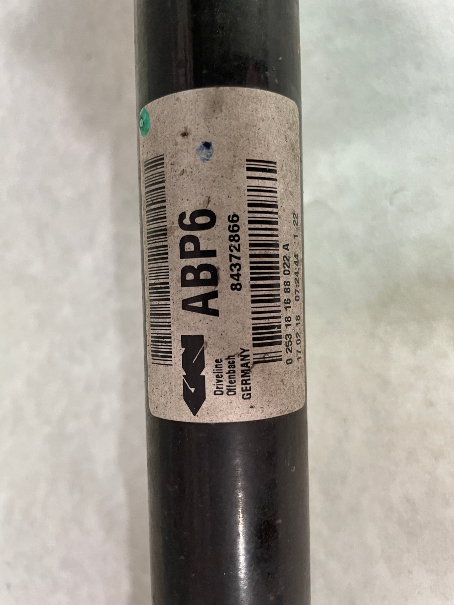 2018 Chevy Camaro ZL1 1LE RH Passenger Axle OEM