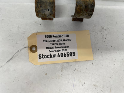 2006 Pontiac GTO Rear Suspension Stabilizer Sway Bar Brackets OEM - Day's Parts Yard