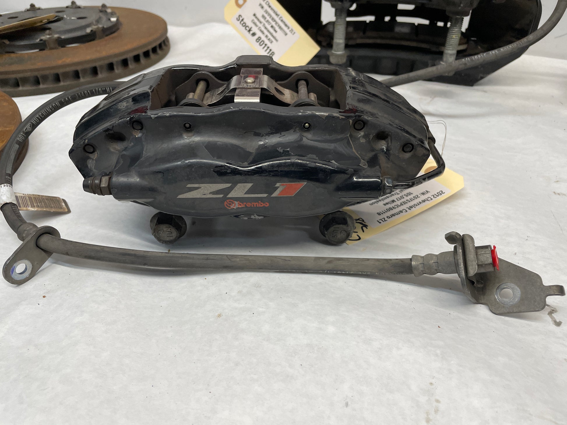 2012 Chevy Camaro ZL1 Brembo Brake Calipers Front & Rear w/ Rotors OEM - Day's Parts Yard