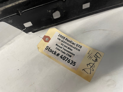 2005 Pontiac GTO LH Driver Front Fender OEM