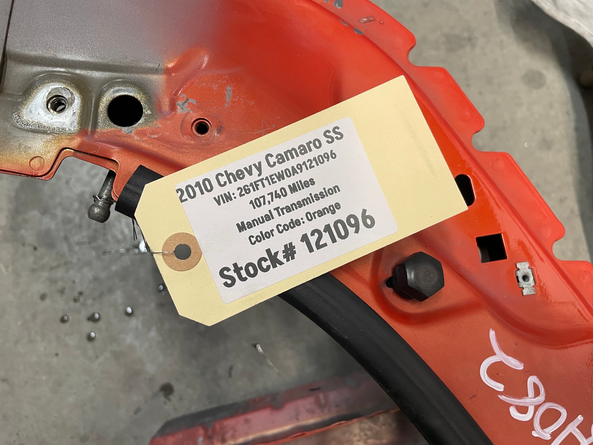 2010 Chevy Camaro SS Front Radiator Impact Bar Core Support Bracket OEM - Day's Parts Yard