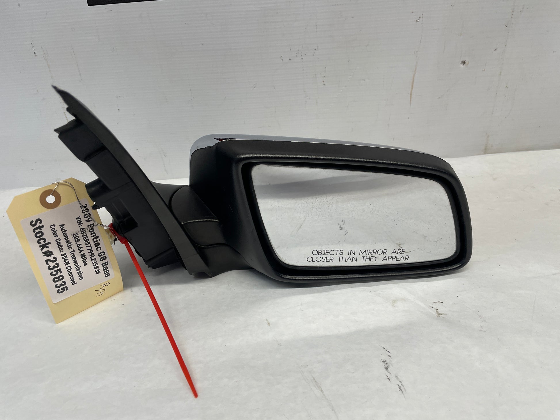 2009 Pontiac G8 Base RH Passenger  Exterior Mirror OEM - Day's Parts Yard