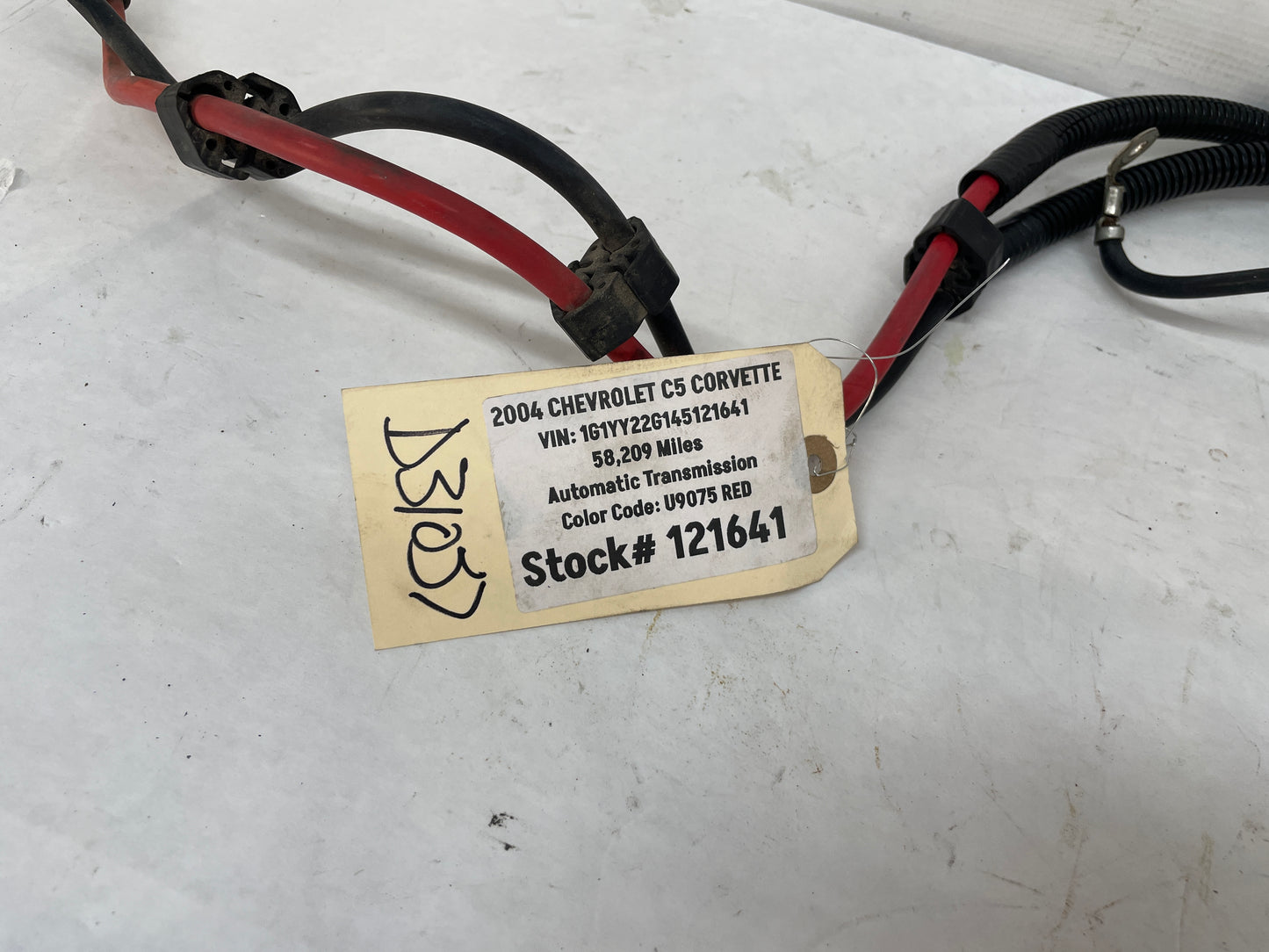 2004 Chevy C5 Corvette Battery Starter Wire Wiring Harness OEM - Day's Parts Yard