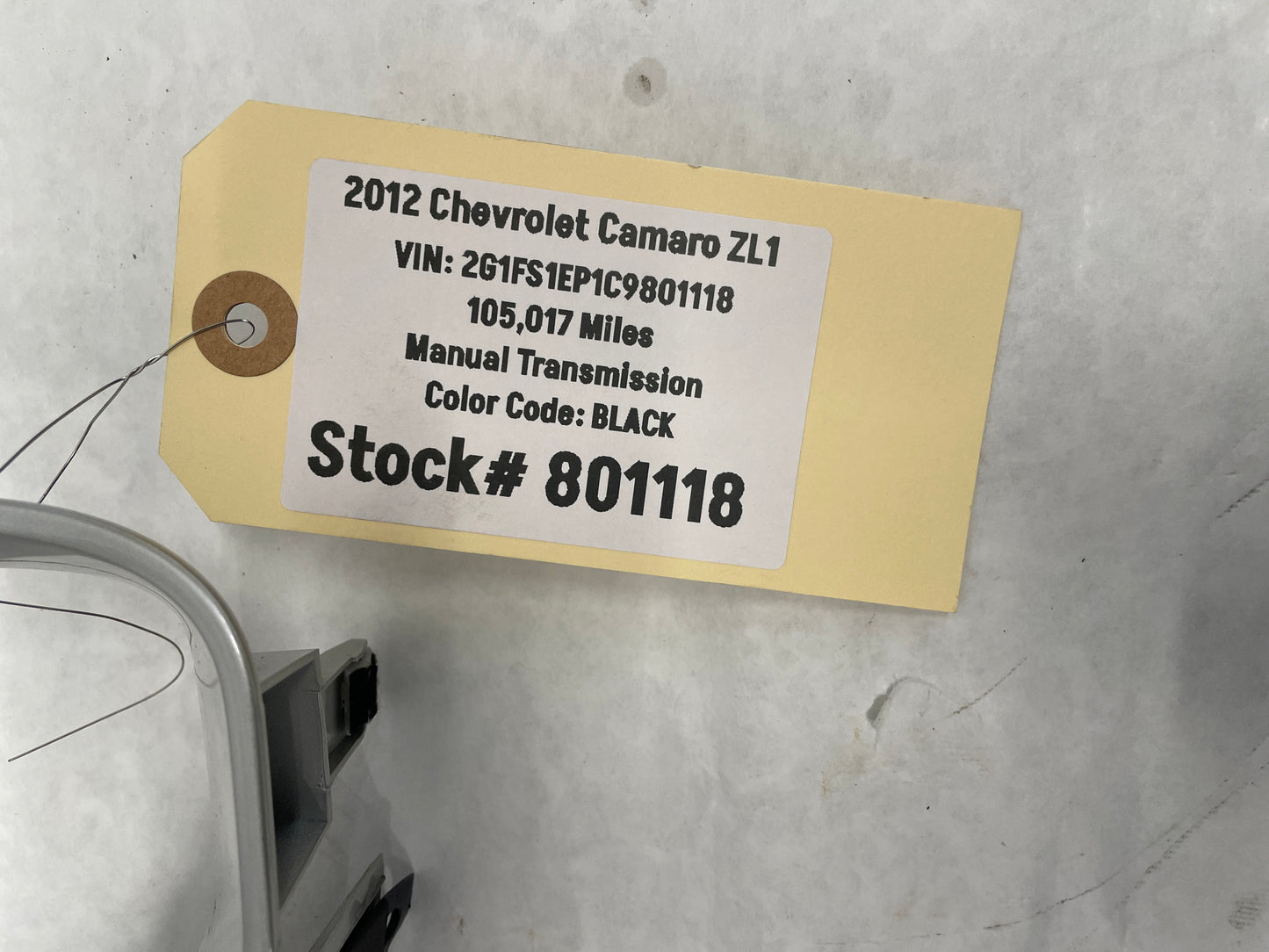 2012 Chevy Camaro ZL1 Speedometer Gauge Bezel Trim OEM - Day's Parts Yard