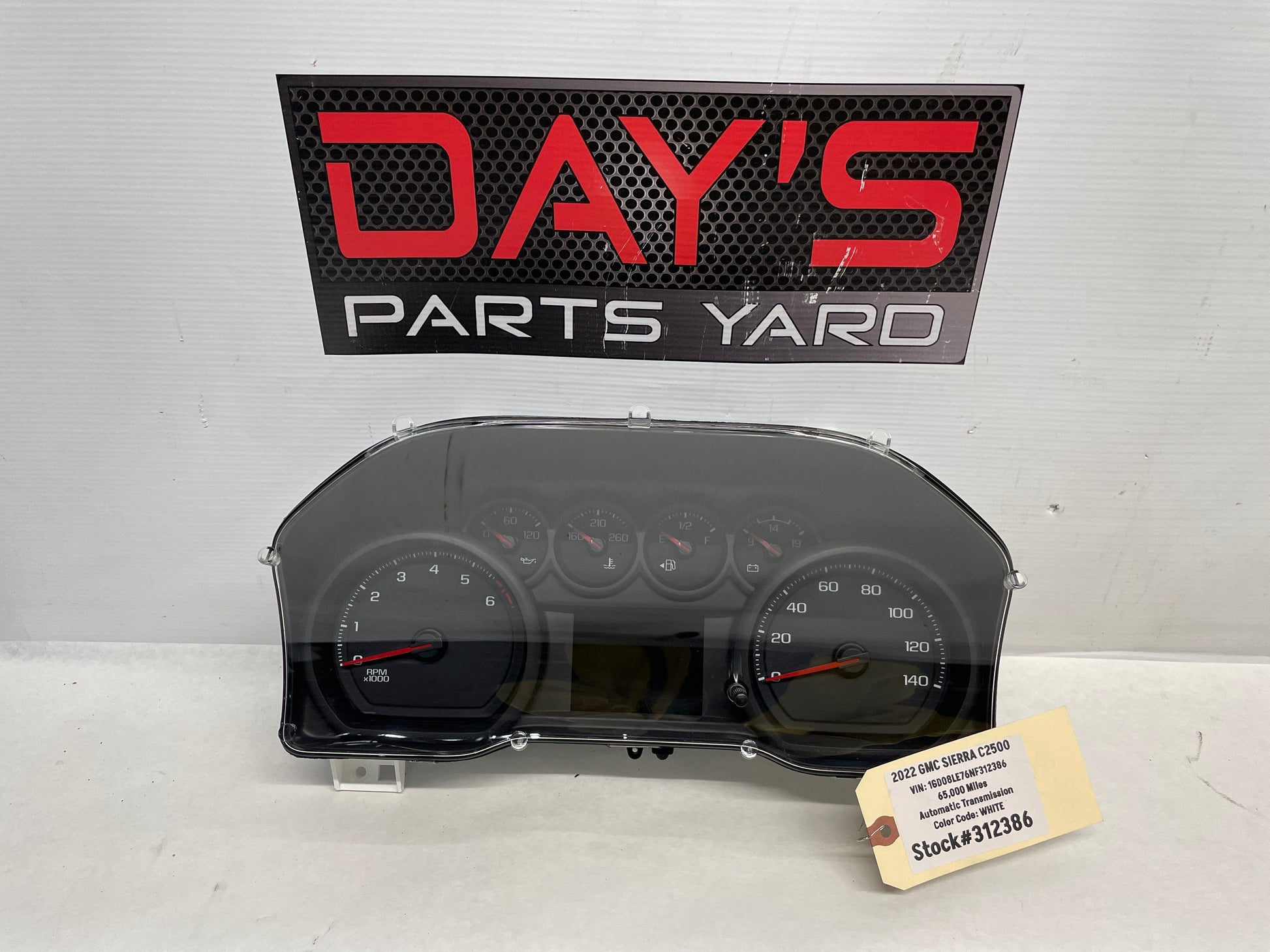 2022 GMC Sierra C2500 Gauge Cluster Speedometer OEM - Day's Parts Yard