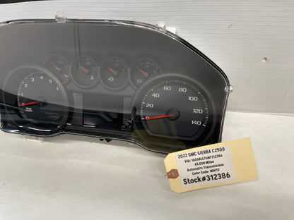 2022 GMC Sierra C2500 Gauge Cluster Speedometer OEM - Day's Parts Yard