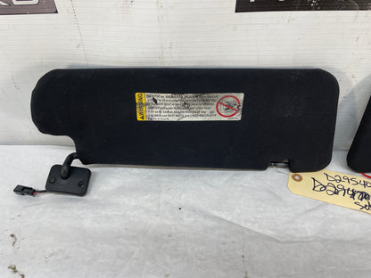 2005 Pontiac GTO RH & LH Sun Visors Shades Sunvisors w/ Clips OEM