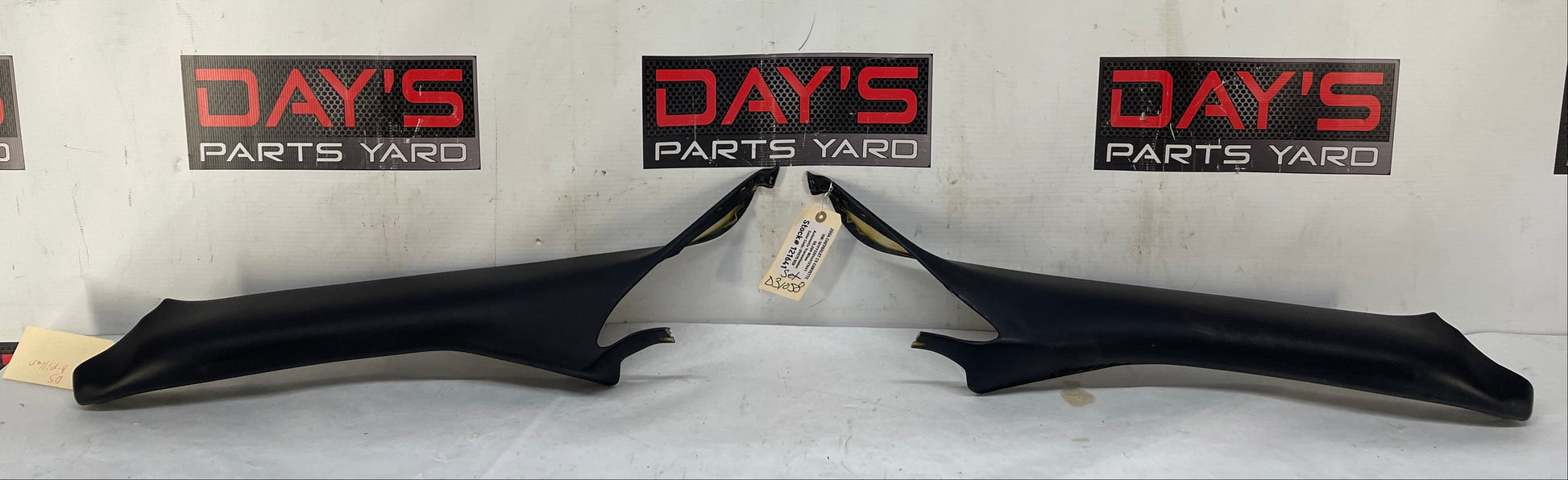2004 Chevy C5 Corvette Interior A Pillar Trim Moldings RH & LH Black OEM - Day's Parts Yard
