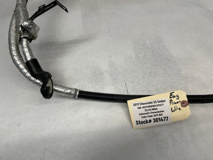 2017 Chevy SS Sedan Starter Alternator Power Wire Wiring Harness OEM - Day's Parts Yard