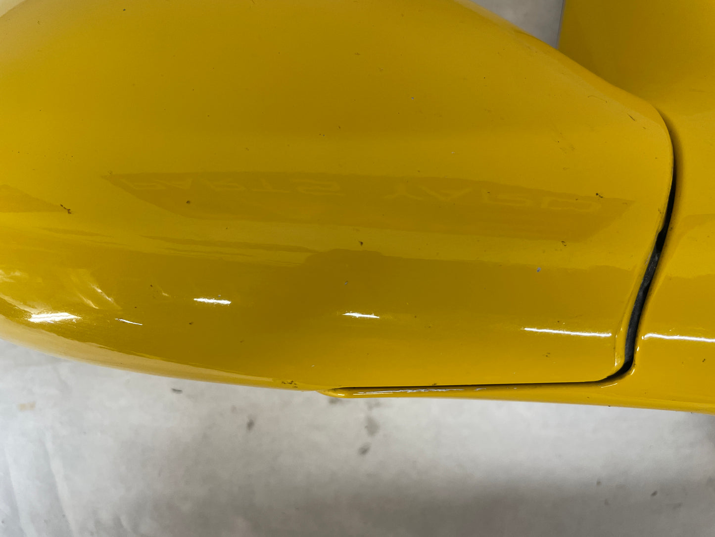 2005 Pontiac GTO RH Passenger Exterior Out Side Mirror Yellow OEM