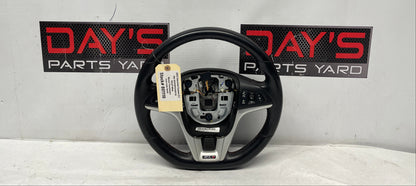 2012 Chevy Camaro ZL1 Steering Wheel w/ Buttons Black Leather OEM - Day's Parts Yard