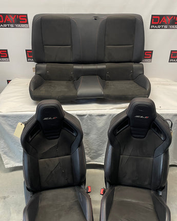 2012 Chevy Camaro SS ZL1 Recaro Seats Front & Rear Leather & Suede Alcantara OEM