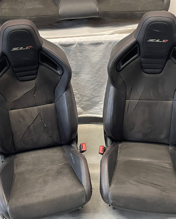 2012 Chevy Camaro SS ZL1 Recaro Seats Front & Rear Leather & Suede Alcantara OEM