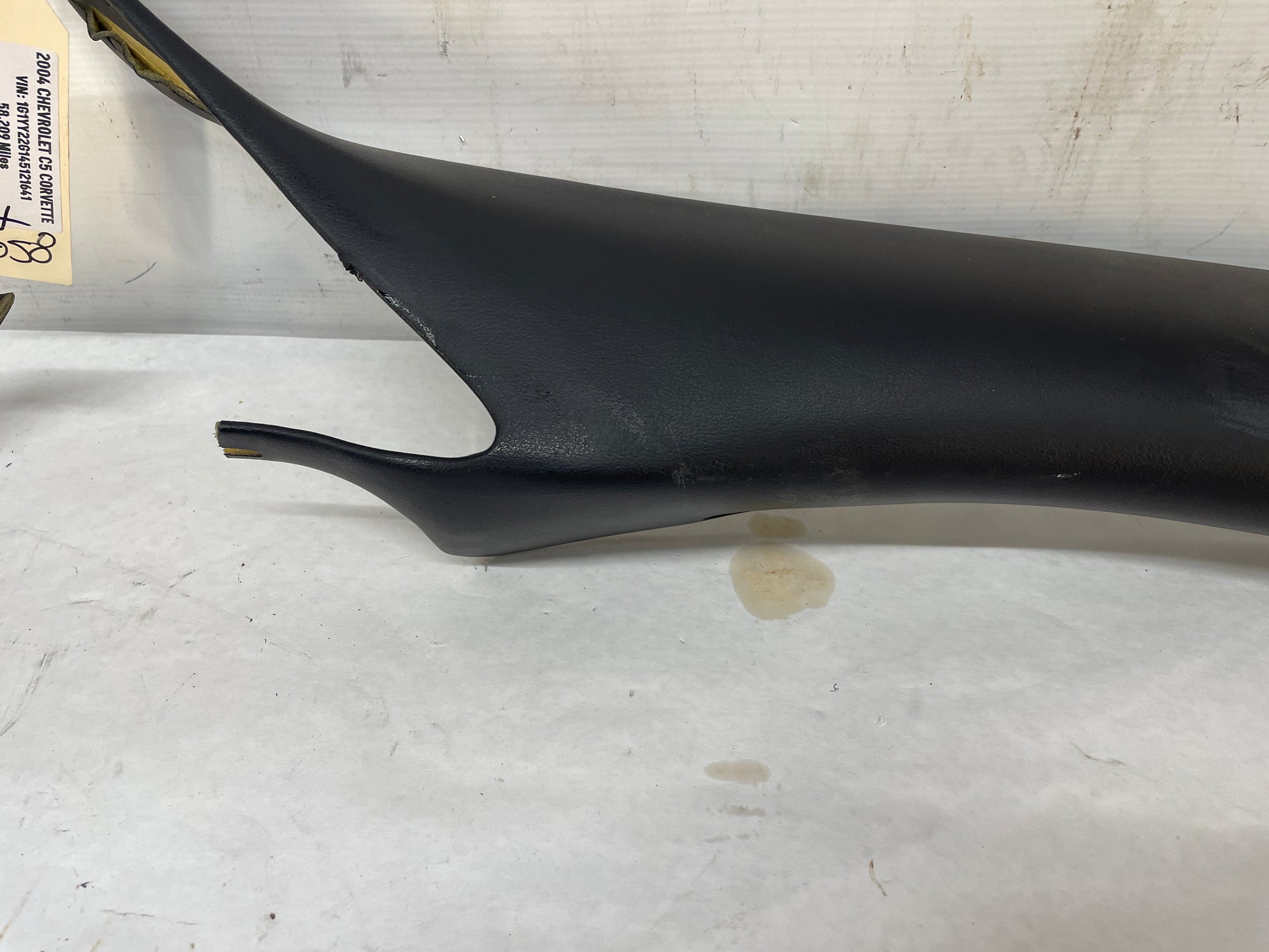 2004 Chevy C5 Corvette Interior A Pillar Trim Moldings RH & LH Black OEM - Day's Parts Yard
