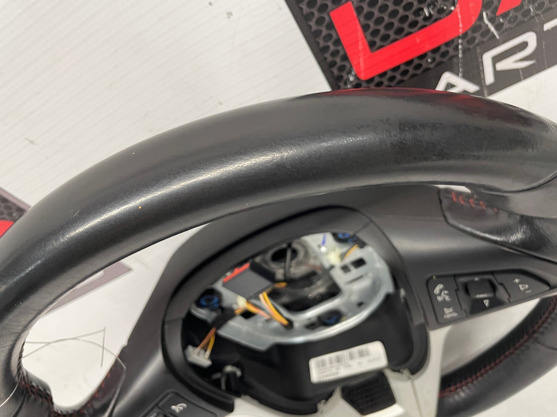 2012 Chevy Camaro ZL1 Steering Wheel w/ Buttons Black Leather OEM - Day's Parts Yard