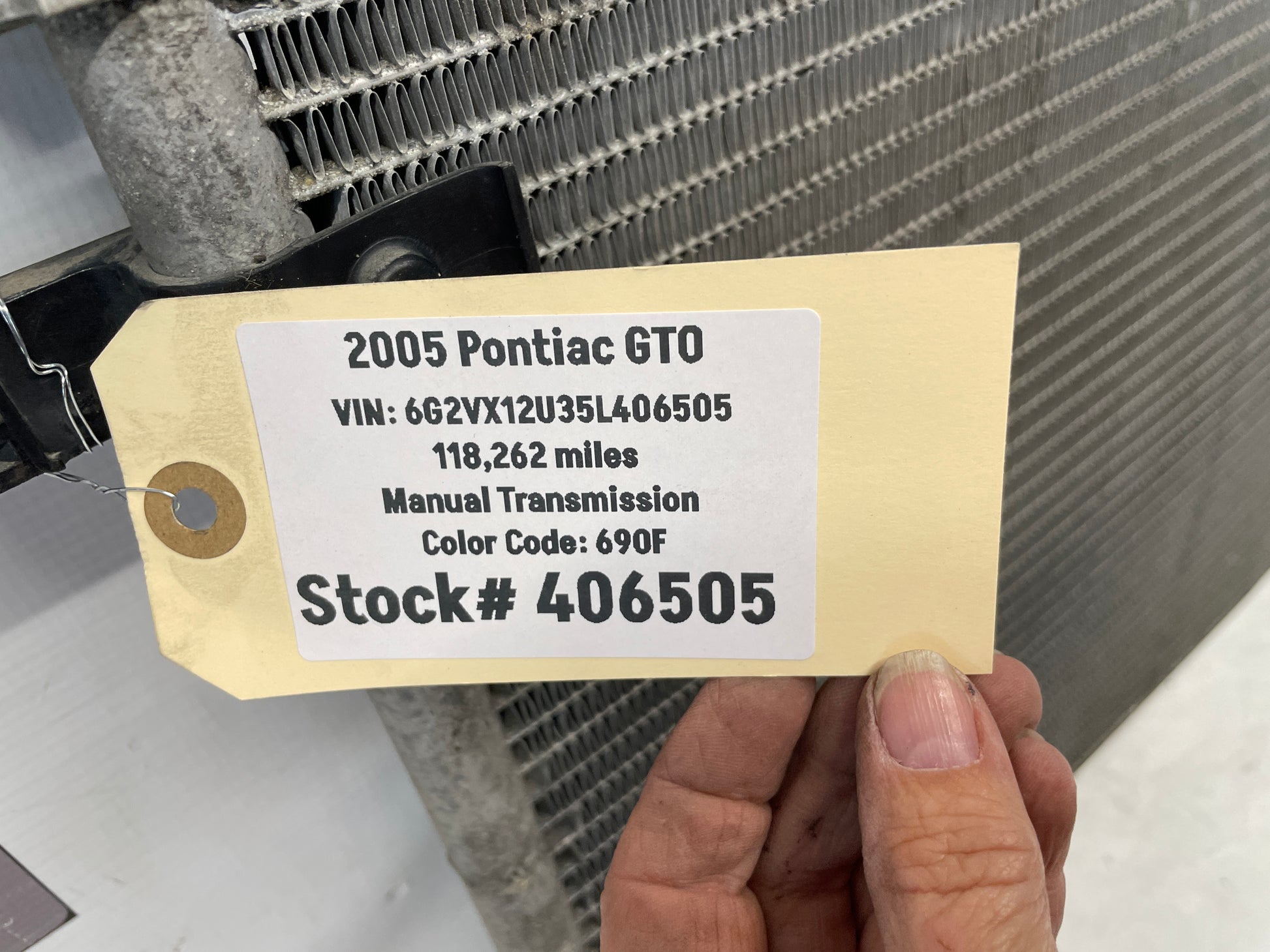 2005 Pontiac GTO Engine Motor Coolant Radiator OEM - Day's Parts Yard