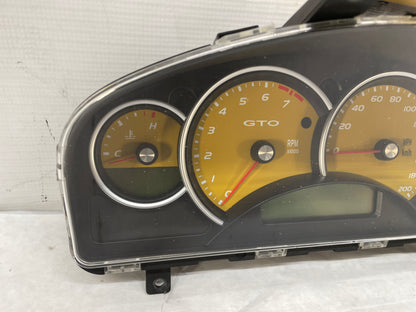 2005 Pontiac GTO Gauge Cluster Speedometer Instrument Panel OEM Yellow 74K