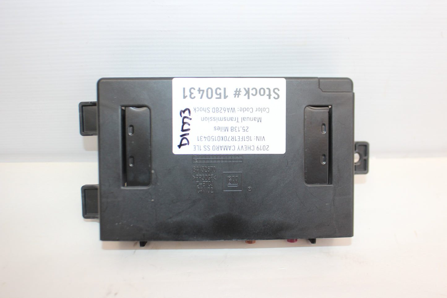 2019 Chevy Camaro SS 1LE OnStar Communication Control Module OEM
