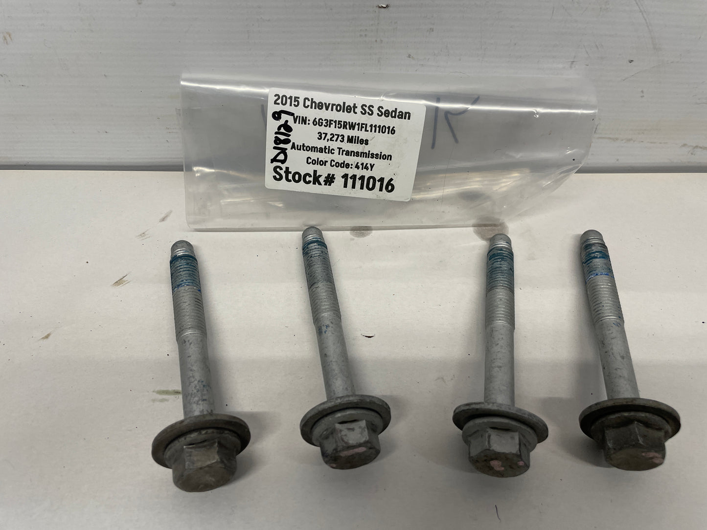 2015 Chevy SS Sedan Rear Suspension Cradle Sub Frame Bolt Hardware Set 4 OEM - Day's Parts Yard
