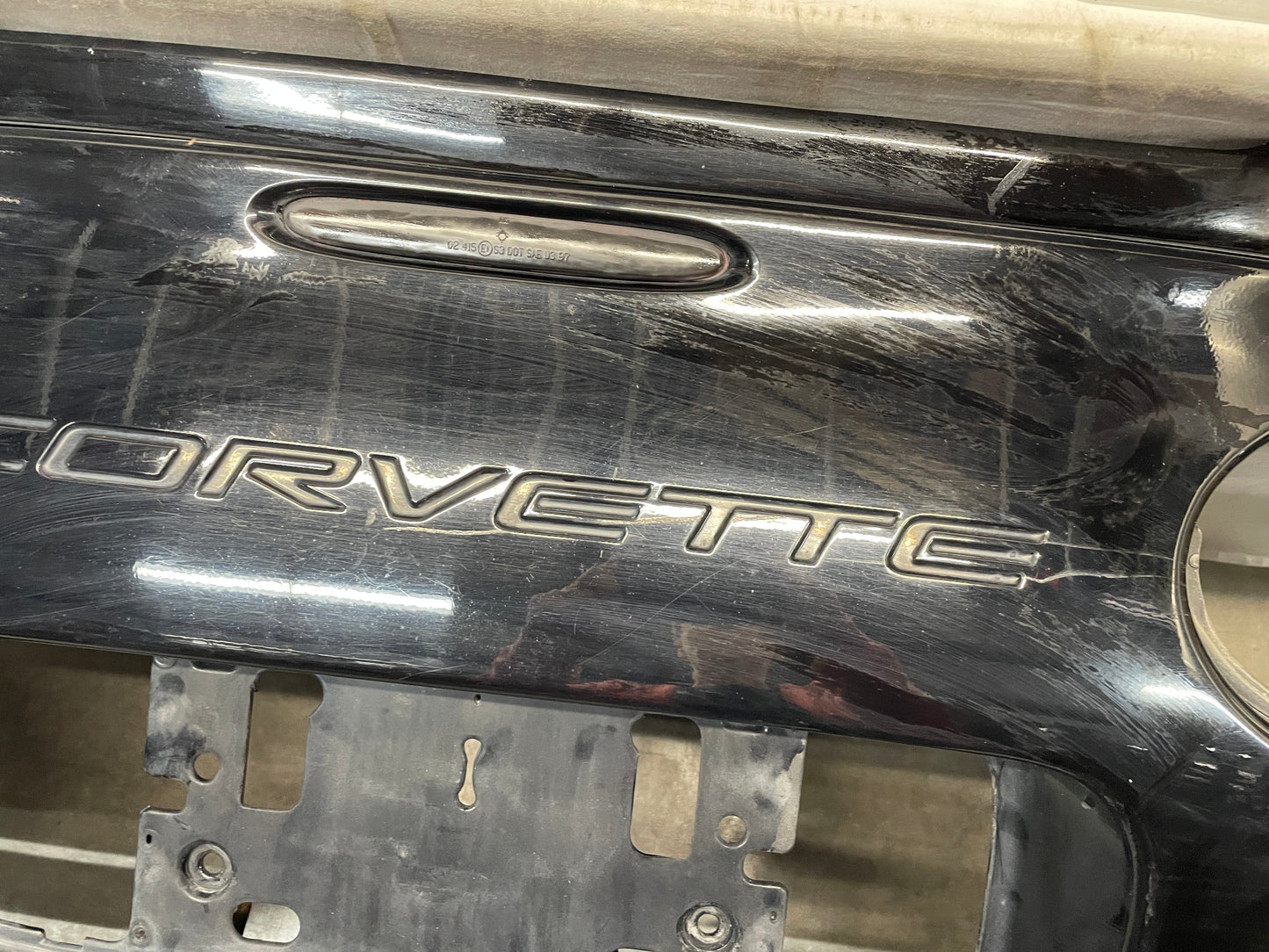 2001 Chevy C5 Corvette Rear Bumper Cover Black OEM - Day's Parts Yard