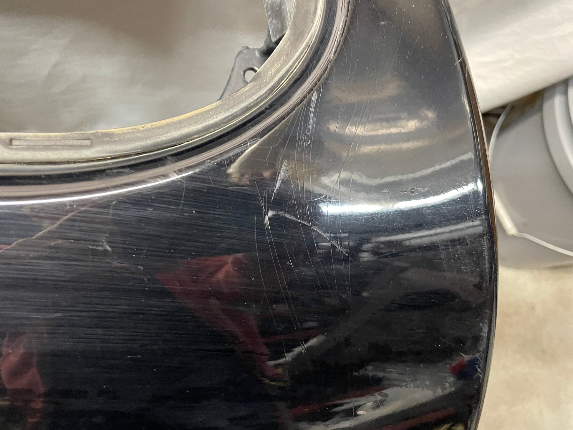 2001 Chevy C5 Corvette Rear Bumper Cover Black OEM - Day's Parts Yard