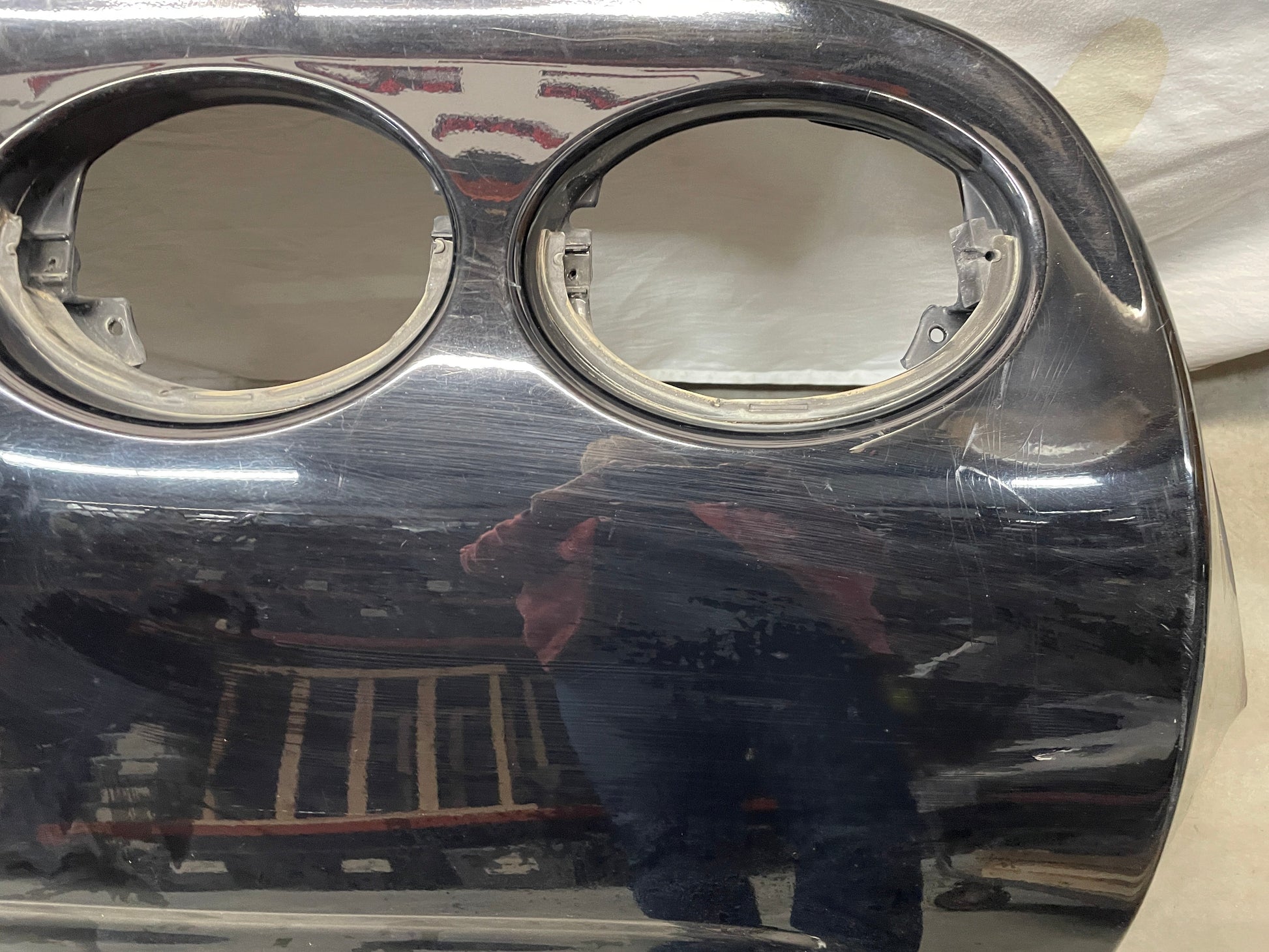 2001 Chevy C5 Corvette Rear Bumper Cover Black OEM - Day's Parts Yard