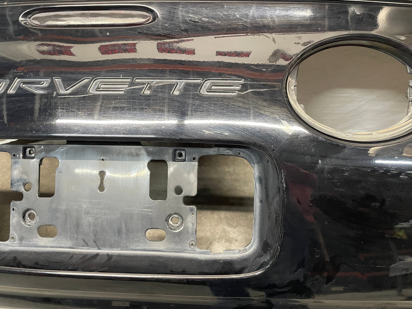 2001 Chevy C5 Corvette Rear Bumper Cover Black OEM - Day's Parts Yard