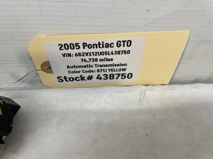 2005 Pontiac GTO Mode Set Dash Selector Control Switch Button OEM